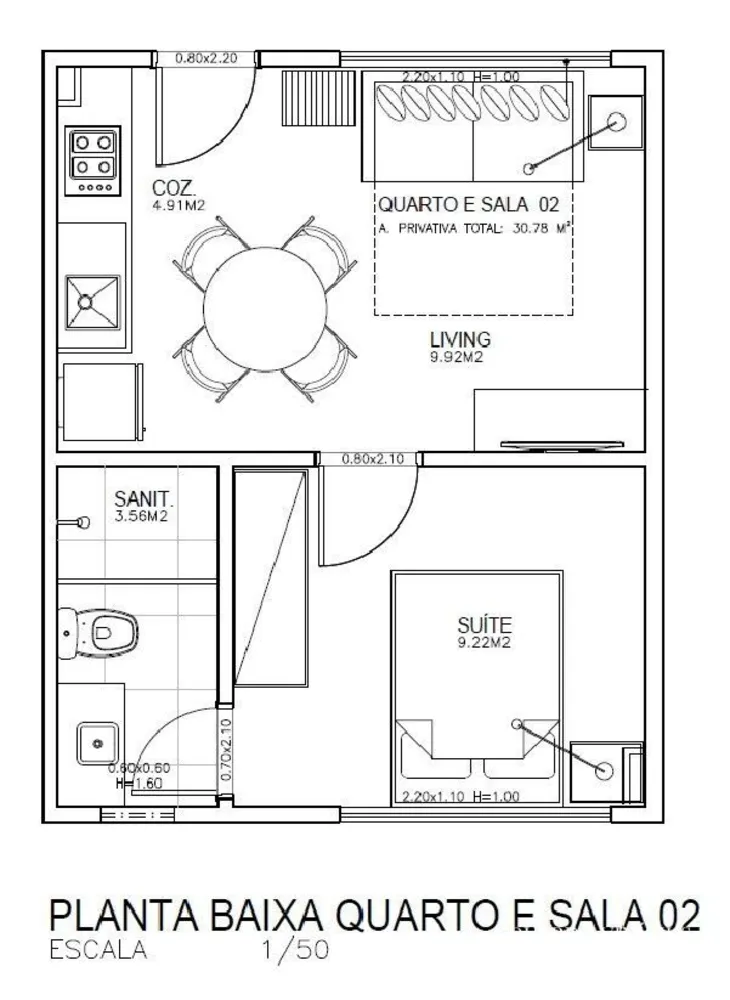 Apartamento, 1 quarto, 30 m² - Foto 19