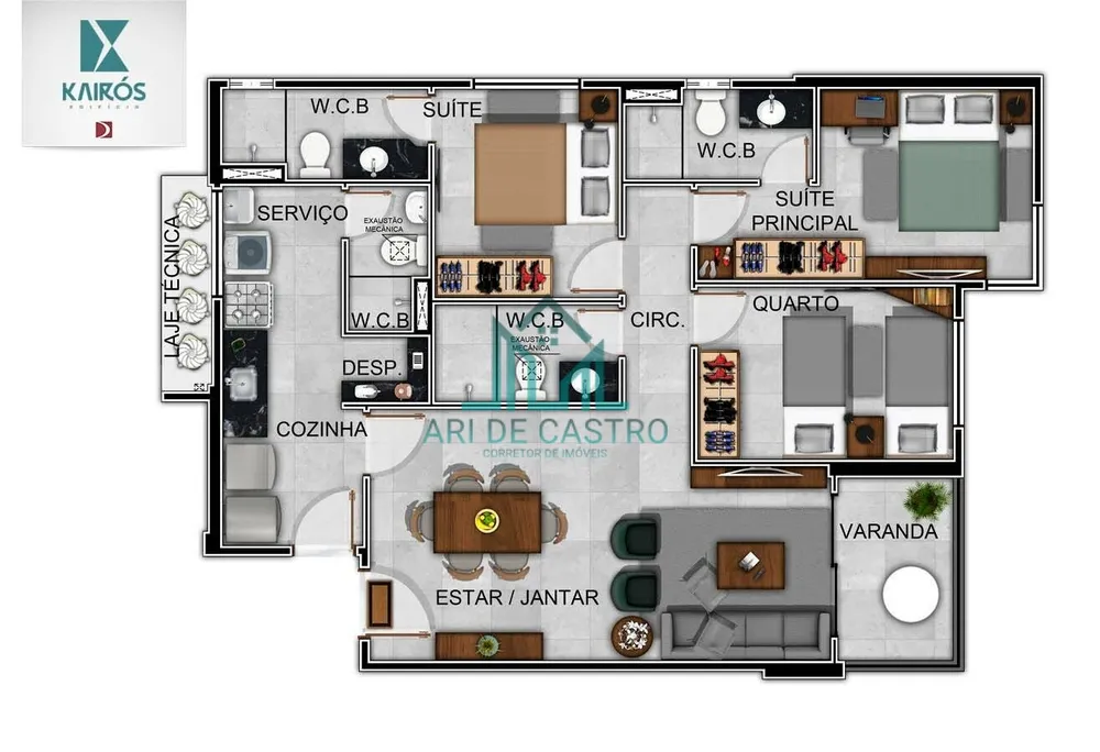Apartamento, 3 quartos, 87 m² - Foto 16