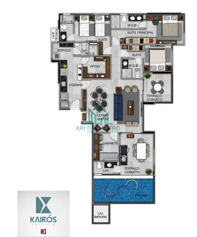 Apartamento, 3 quartos, 87 m² - Foto 2