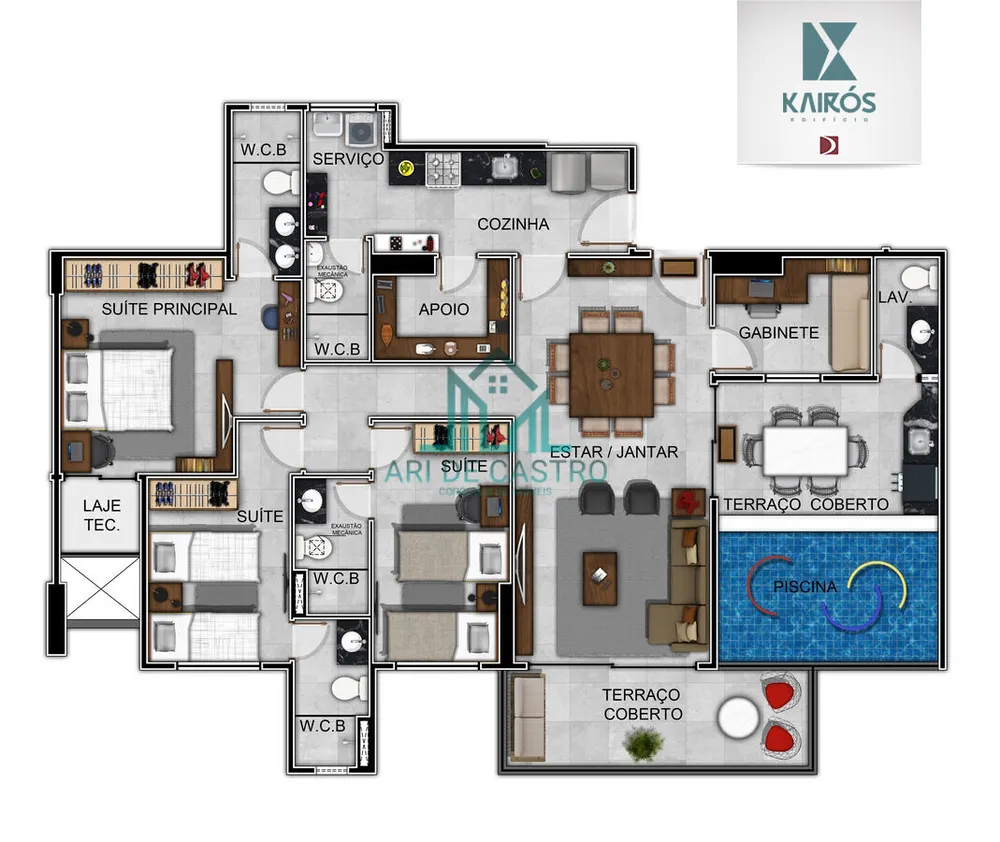 Apartamento, 3 quartos, 87 m² - Foto 3