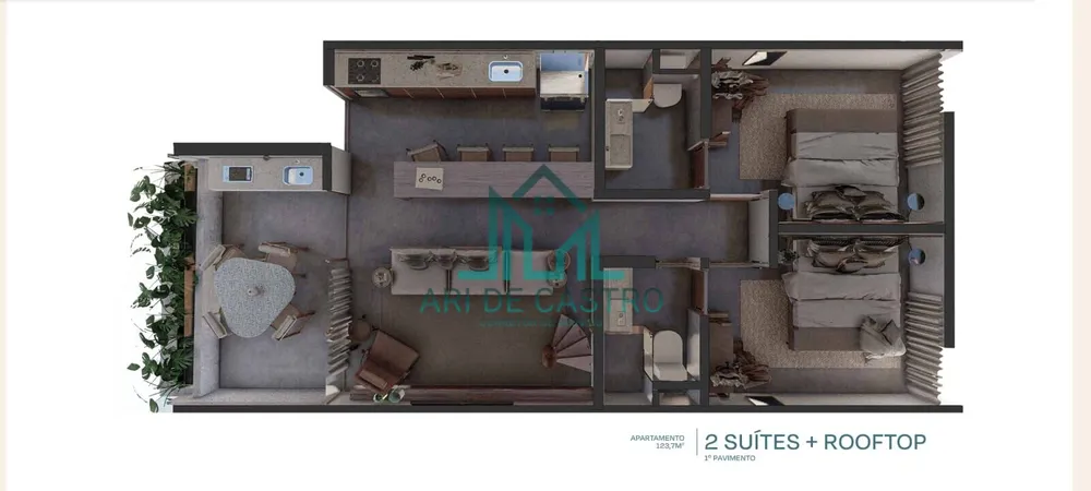 Apartamento, 2 quartos, 74 m² - Foto 16