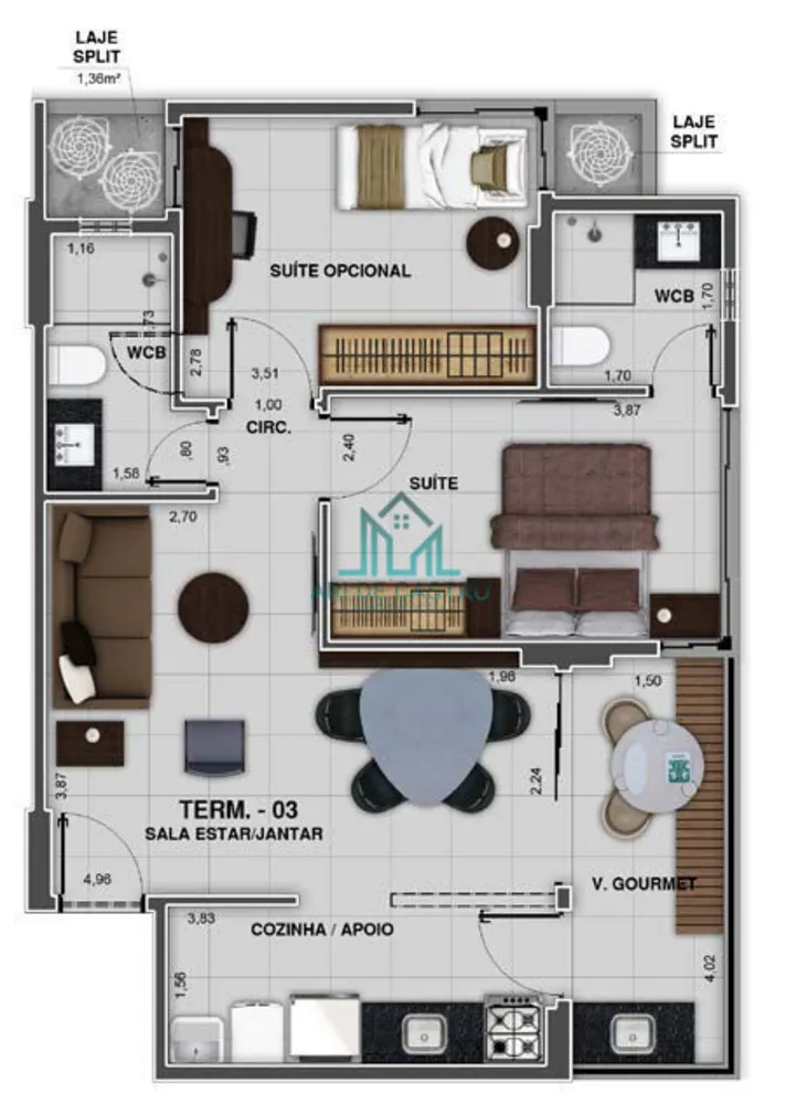 Apartamento, 1 quarto, 39 m² - Foto 13