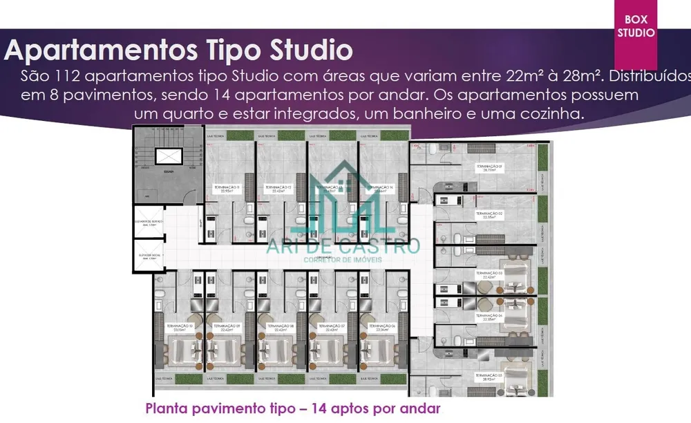 Apartamento, 1 quarto, 28 m² - Foto 10