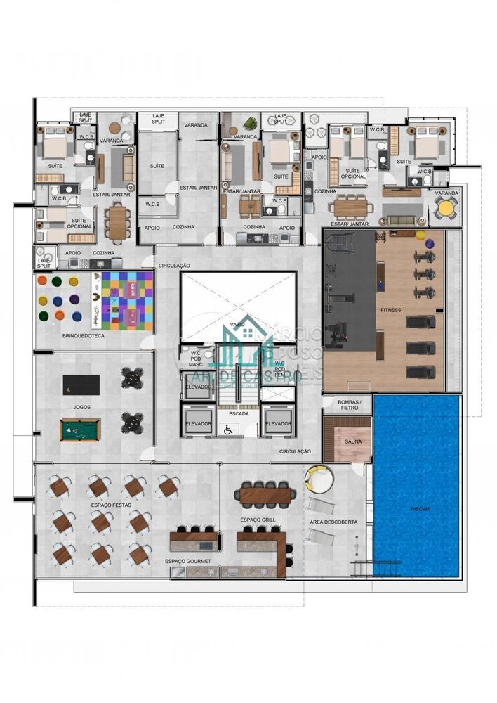 Apartamento, 1 quarto, 45 m² - Foto 12