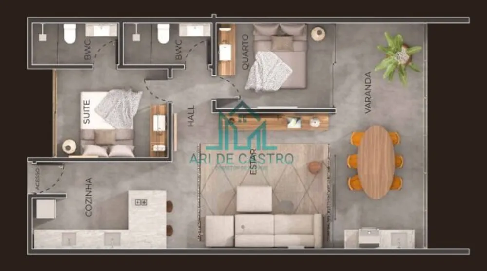 Apartamento, 2 quartos, 92 m² - Foto 12