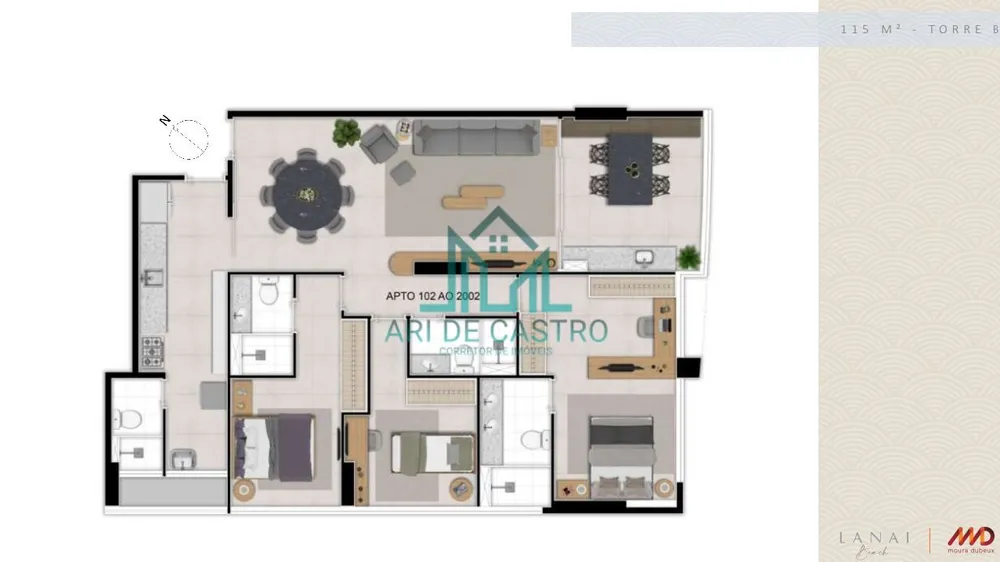 Apartamento, 3 quartos, 115 m² - Foto 10