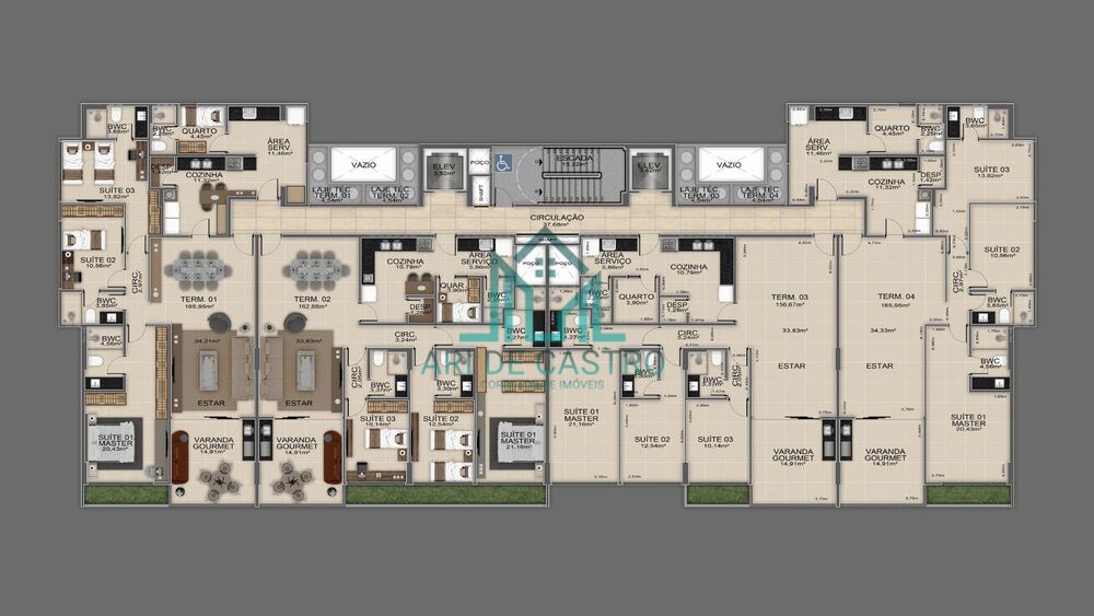 Apartamento à venda com 3 quartos, 156m² - Foto 40