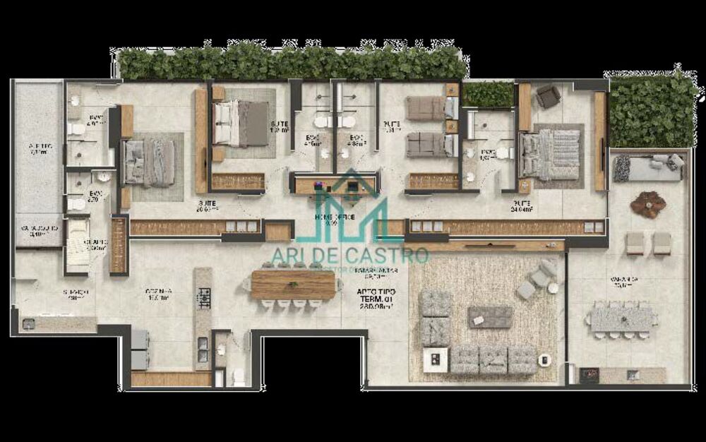 Apartamento, 3 quartos, 168 m² - Foto 35