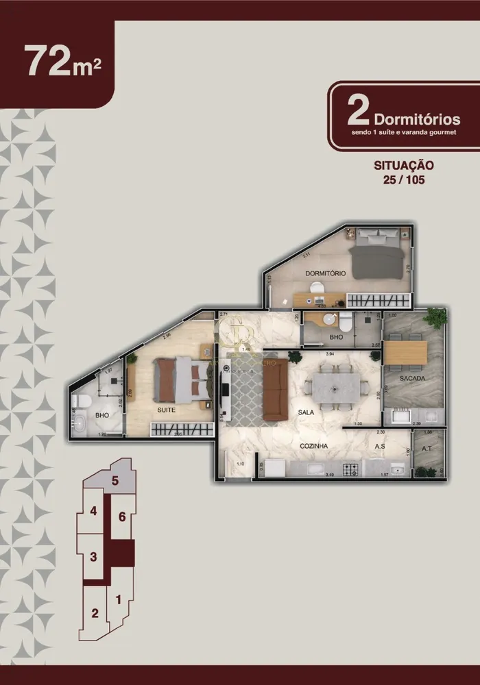 Apartamento, 2 quartos, 59 m² - Foto 11