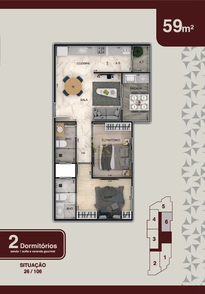 Apartamento, 2 quartos, 79 m² - Foto 14