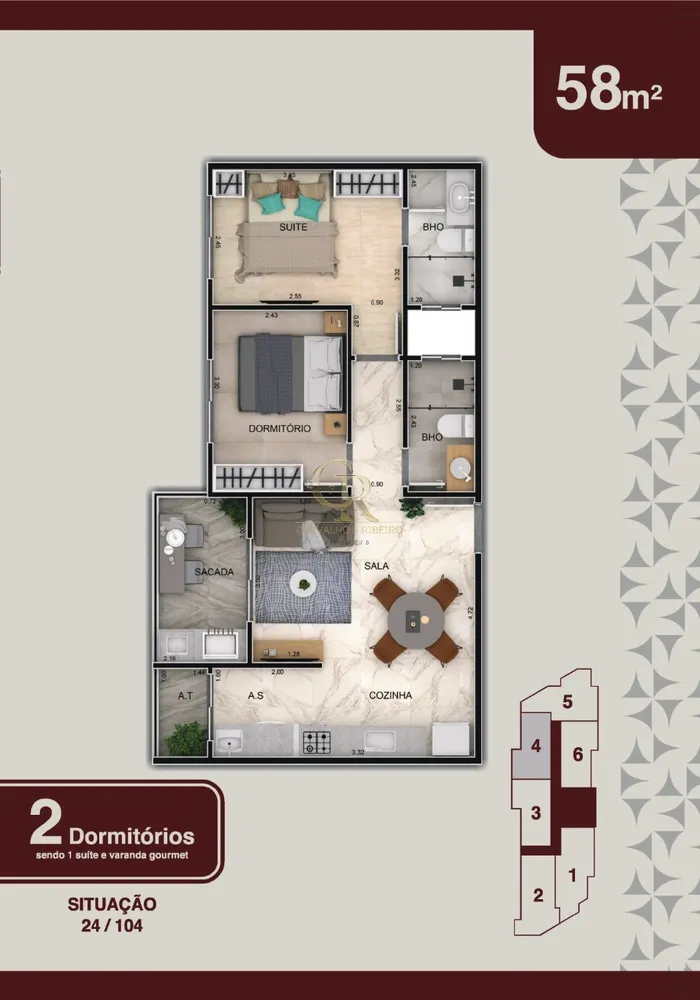 Apartamento, 2 quartos, 77 m² - Foto 15