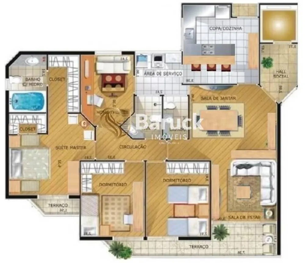 Apartamento, 4 quartos, 115 m² - Foto 4