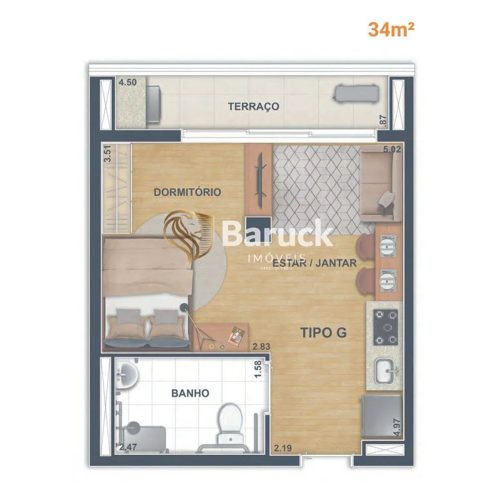 Apartamento, 2 quartos - Foto 11