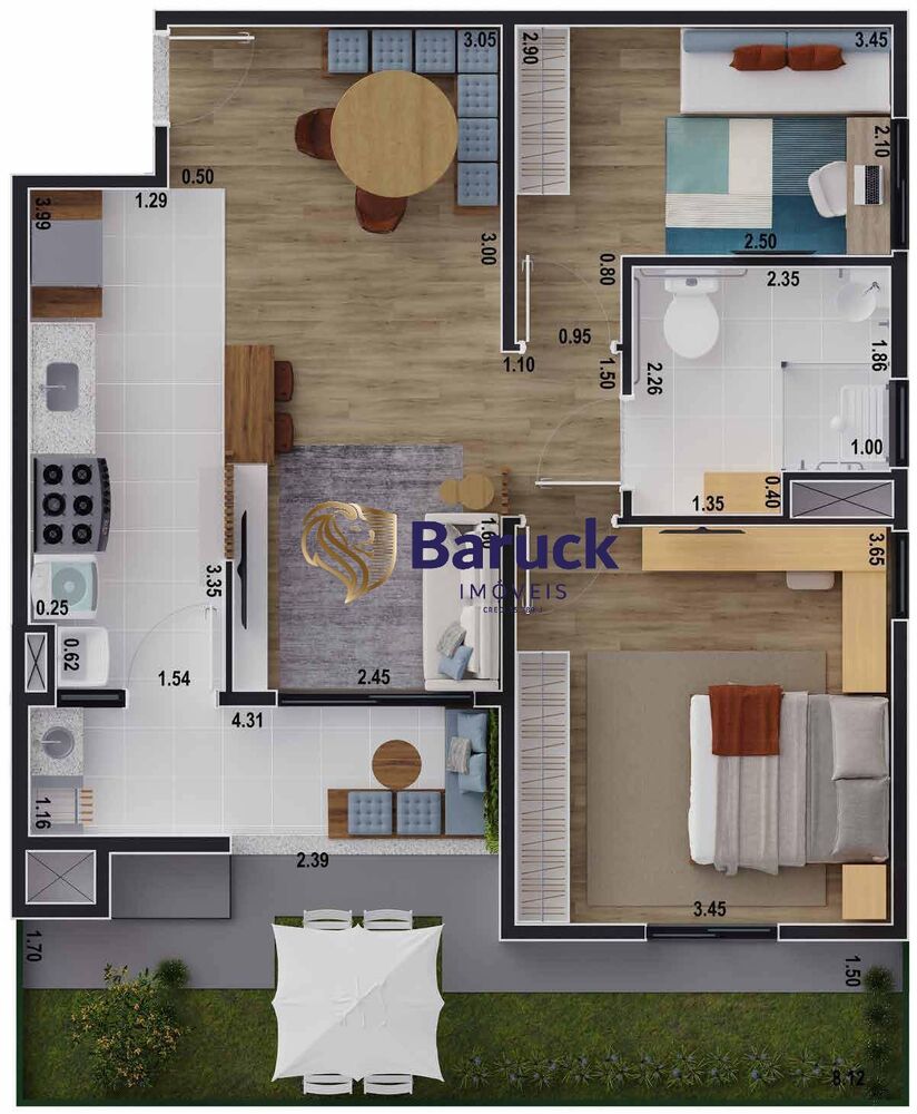 Apartamento, 2 quartos, 65 m² - Foto 4