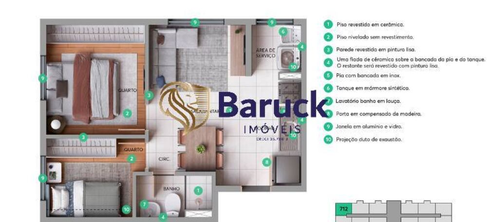 Apartamento, 2 quartos - Foto 4