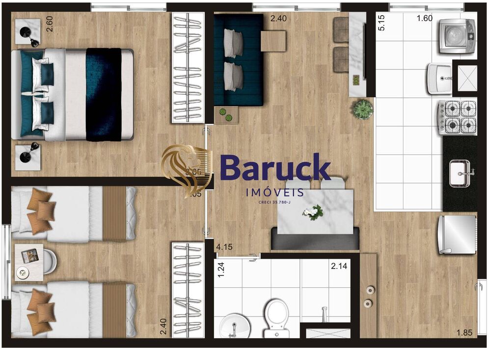 Apartamento, 2 quartos - Foto 11