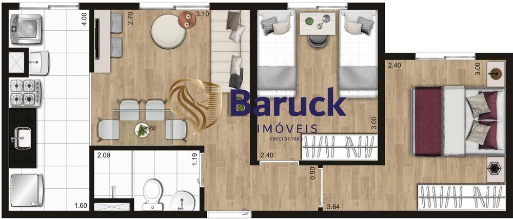 Apartamento, 2 quartos - Foto 6