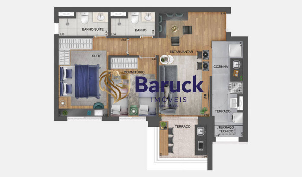 Apartamento, 2 quartos - Foto 4