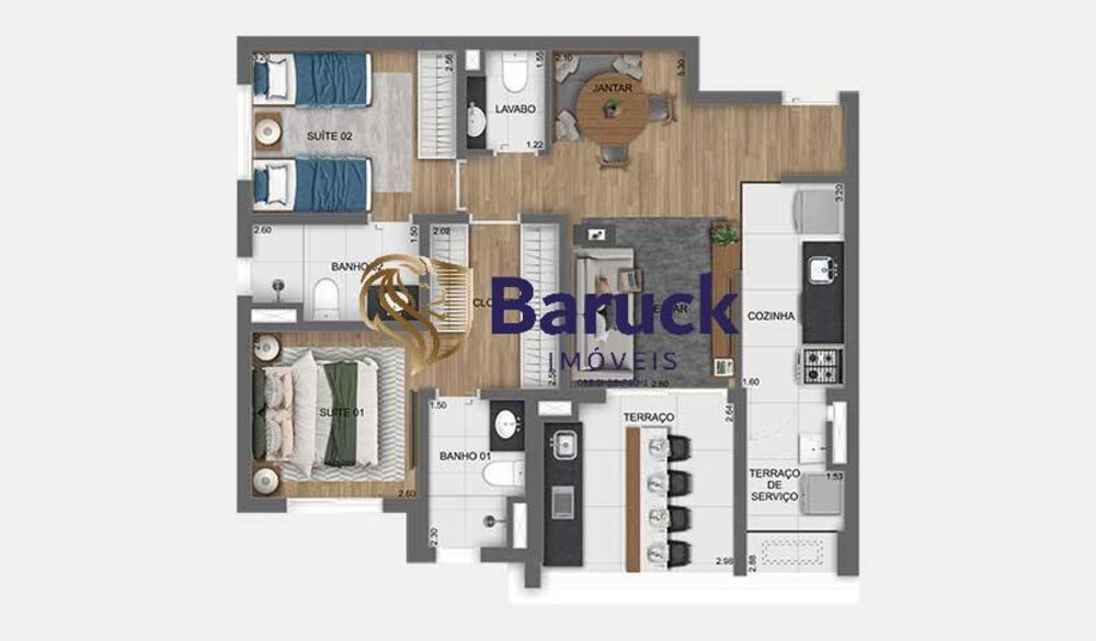 Apartamento, 2 quartos - Foto 4