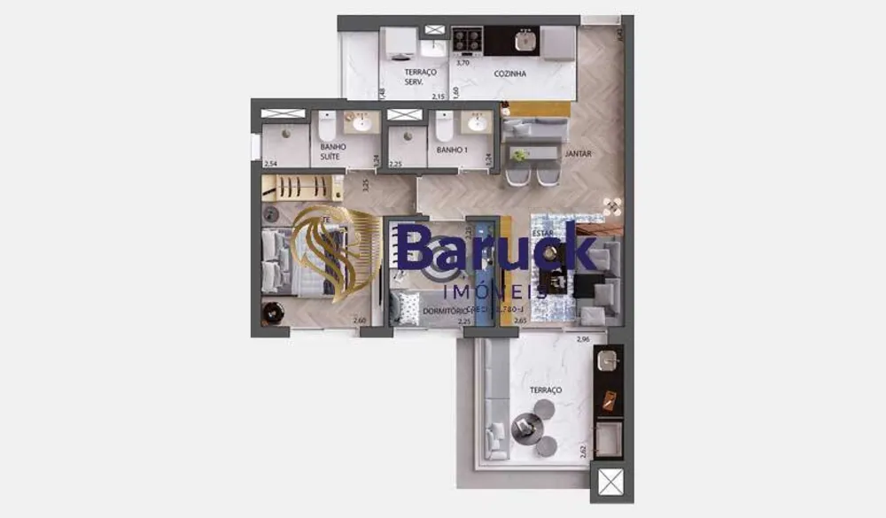 Apartamento, 2 quartos - Foto 6