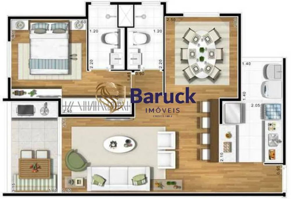 Apartamento, 2 quartos - Foto 5