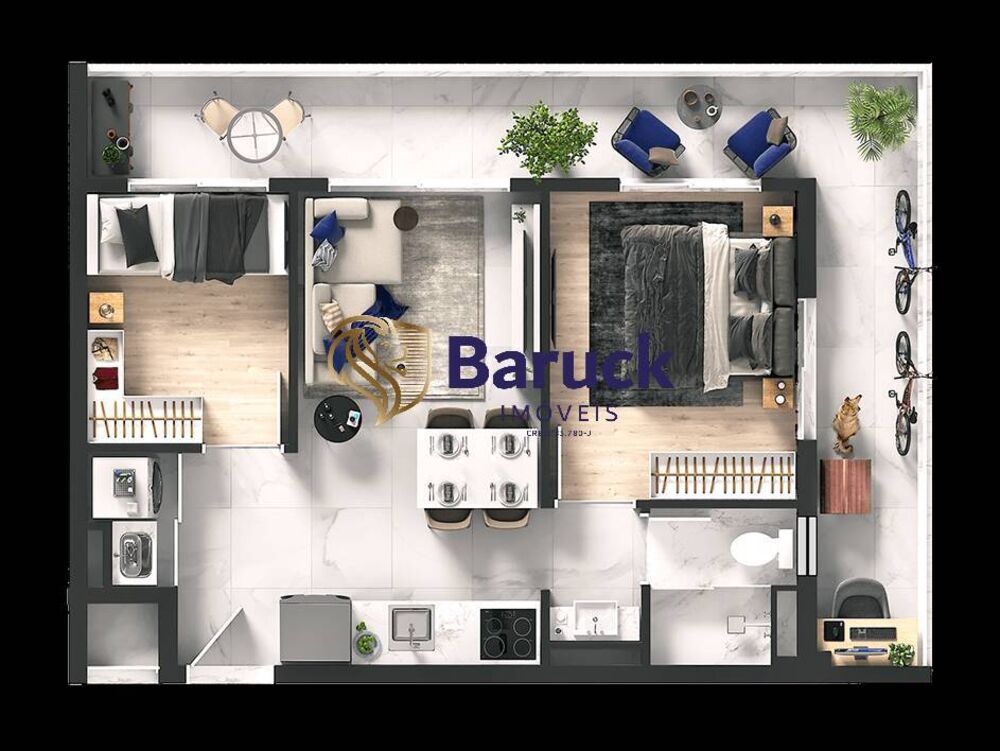 Apartamento, 2 quartos - Foto 4