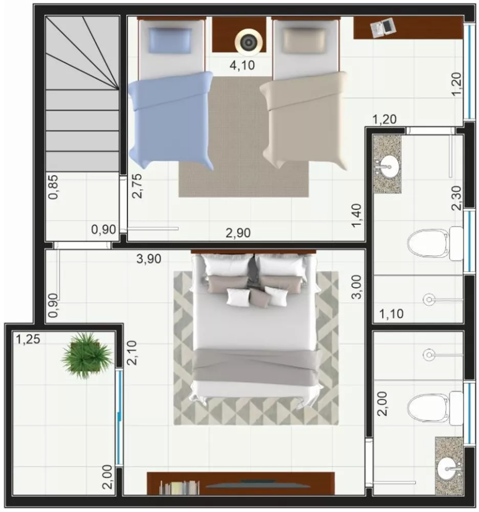 Casa, 3 quartos, 76 m² - Foto 7