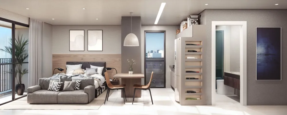Apartamento, 1 quarto, 35 m² - Foto 6