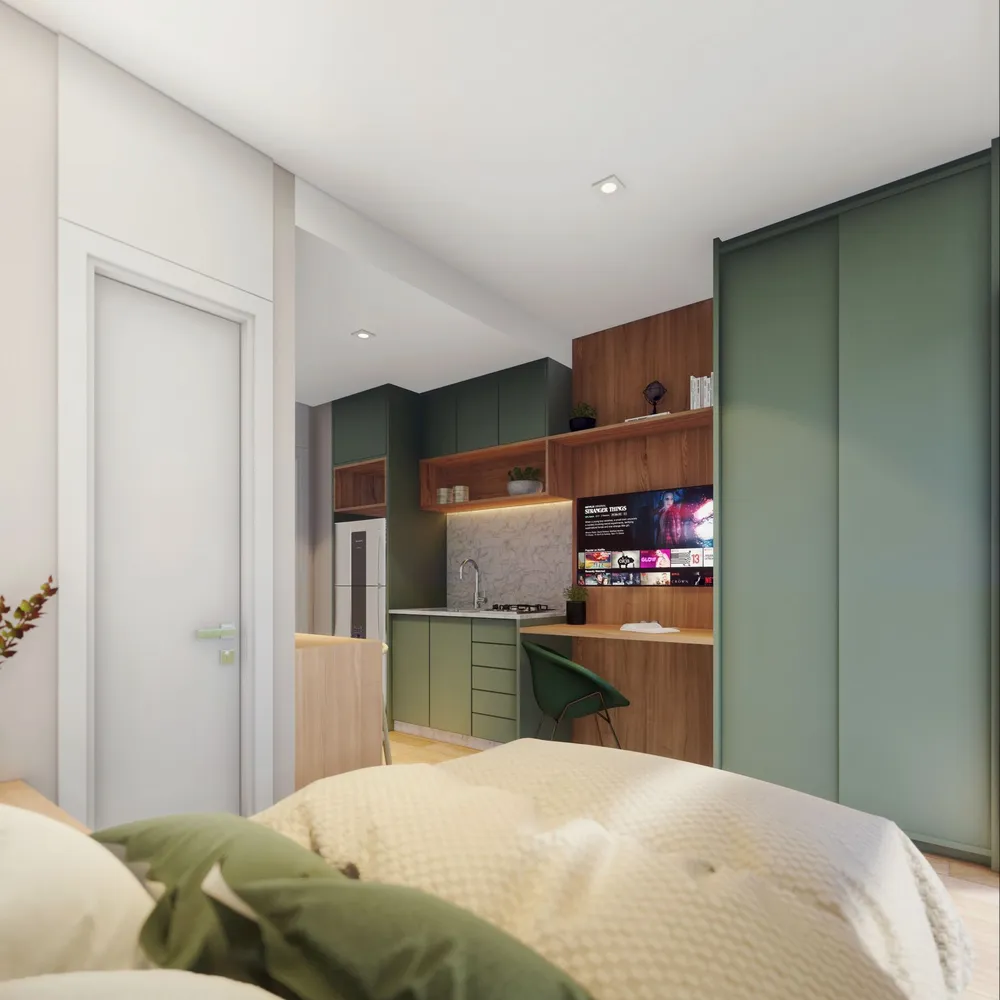 Apartamento, 1 quarto, 16 m² - Foto 6