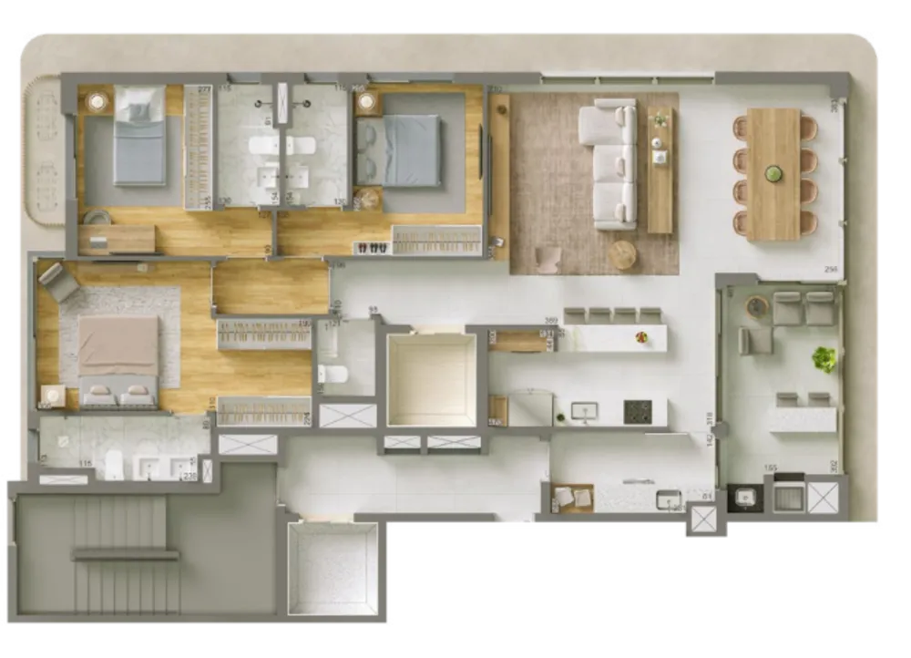 Apartamento, 3 quartos, 155 m² - Foto 12