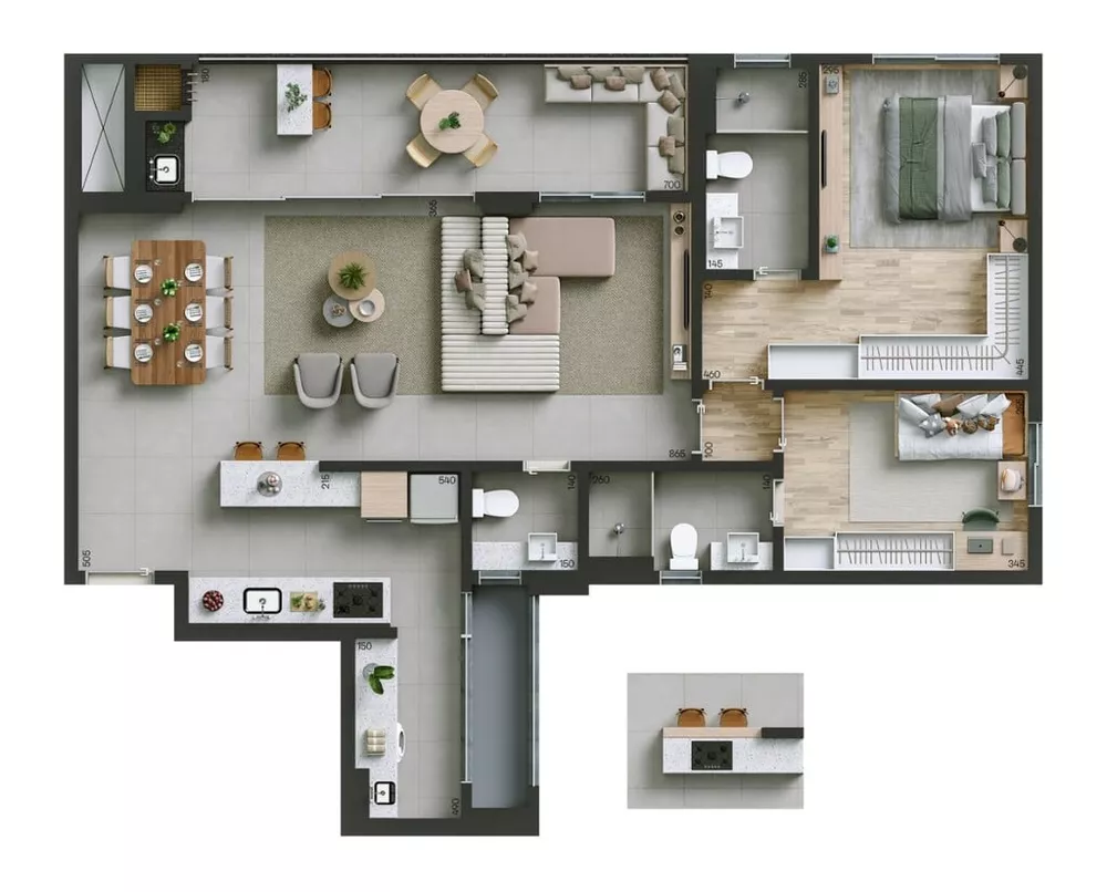 Apartamento, 3 quartos, 94 m² - Foto 4