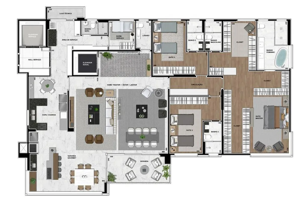 Apartamento, 4 quartos, 320 m² - Foto 16