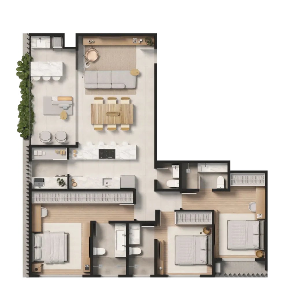 Apartamento, 3 quartos, 128 m² - Foto 10