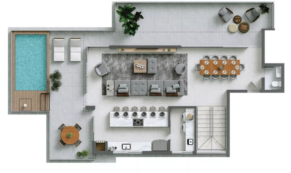 Apartamento, 3 quartos, 134 m² - Foto 3