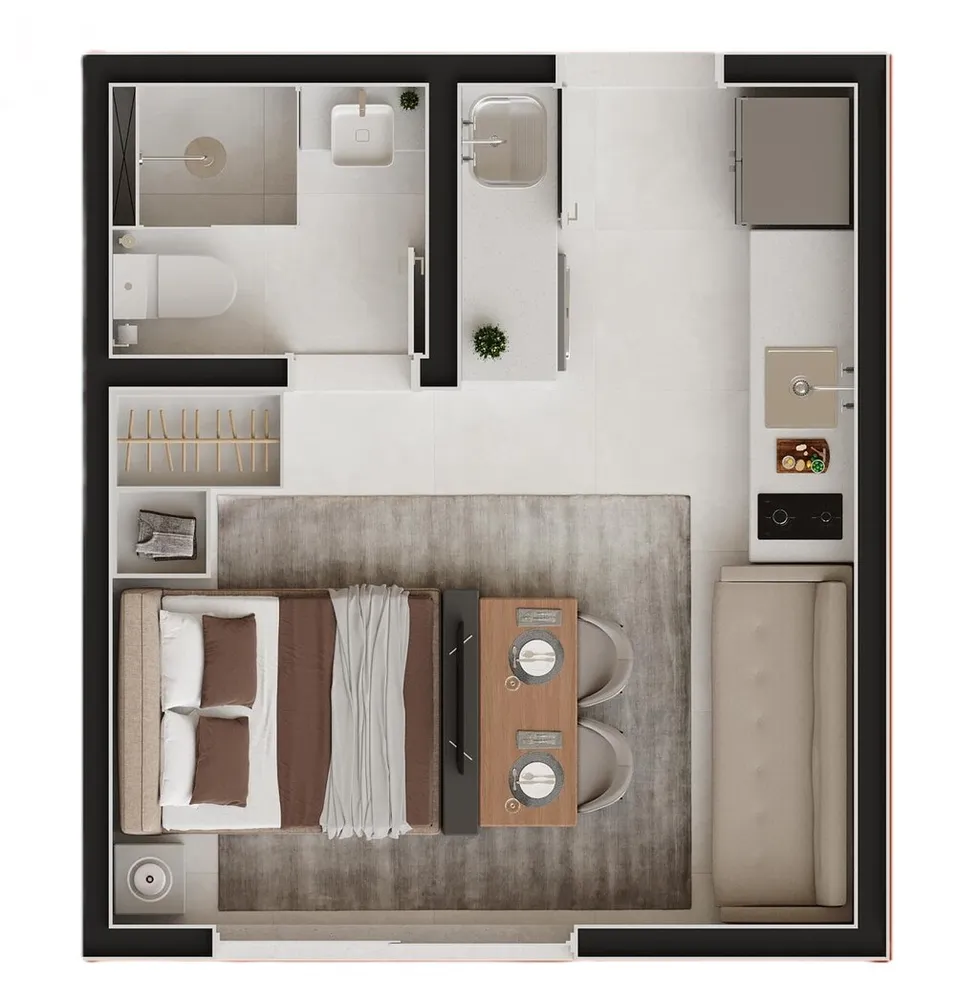 Apartamento, 2 quartos, 42 m² - Foto 18