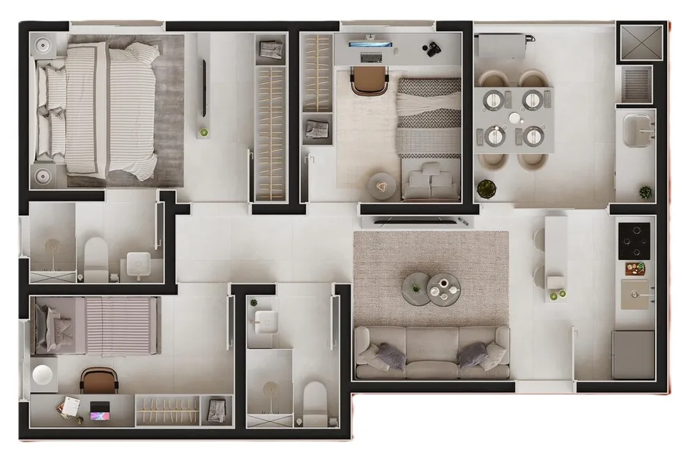 Apartamento, 2 quartos, 42 m² - Foto 20