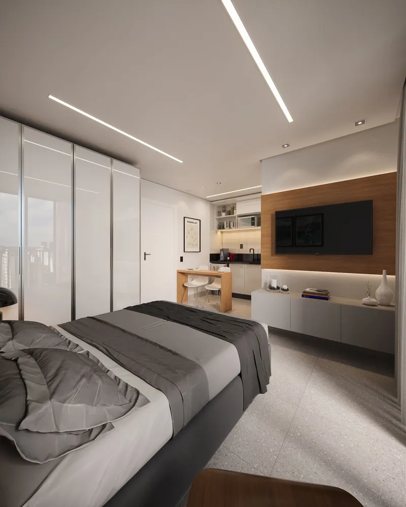 Apartamento, 1 quarto, 22 m² - Foto 2