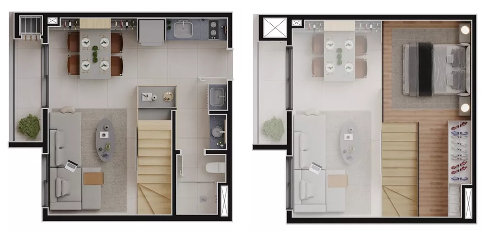Apartamento, 1 quarto, 27 m² - Foto 3