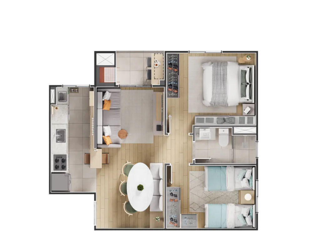 Apartamento, 2 quartos, 86 m² - Foto 15