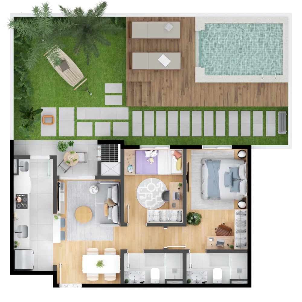 Apartamento, 3 quartos, 63 m² - Foto 20