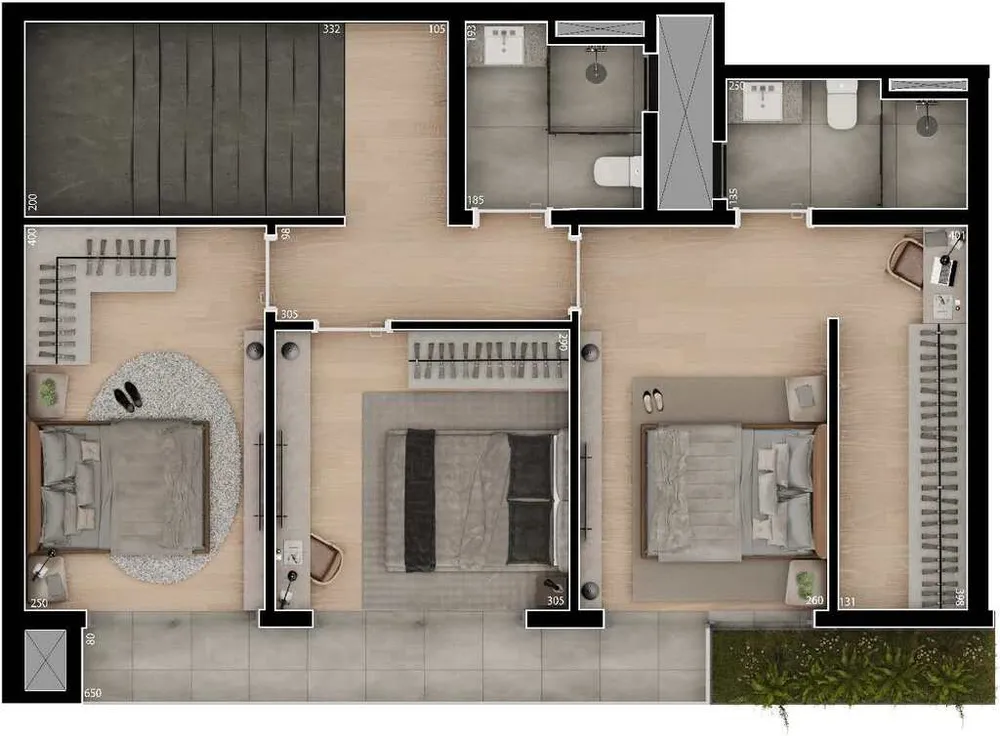 Cobertura, 3 quartos, 181 m² - Foto 14