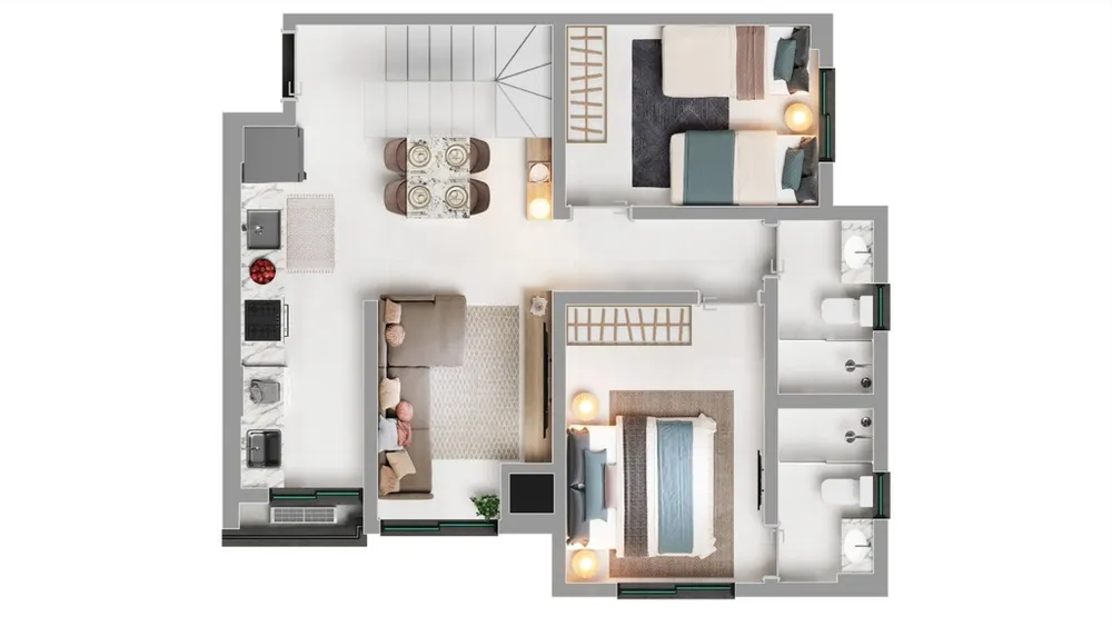 Apartamento, 2 quartos, 56 m² - Foto 16