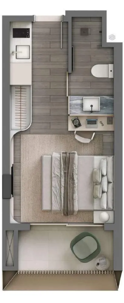 Cobertura, 1 quarto, 65 m² - Foto 15