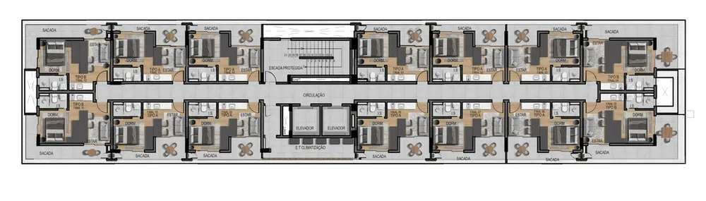 Apartamento, 1 quarto, 48 m² - Foto 16