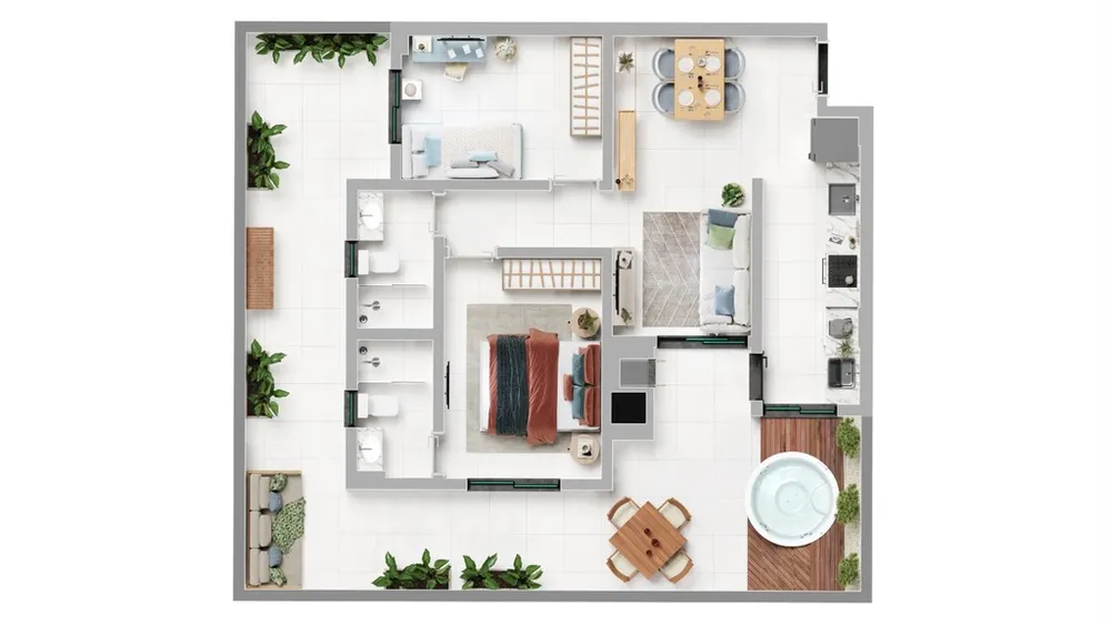 Apartamento, 2 quartos, 48 m² - Foto 6