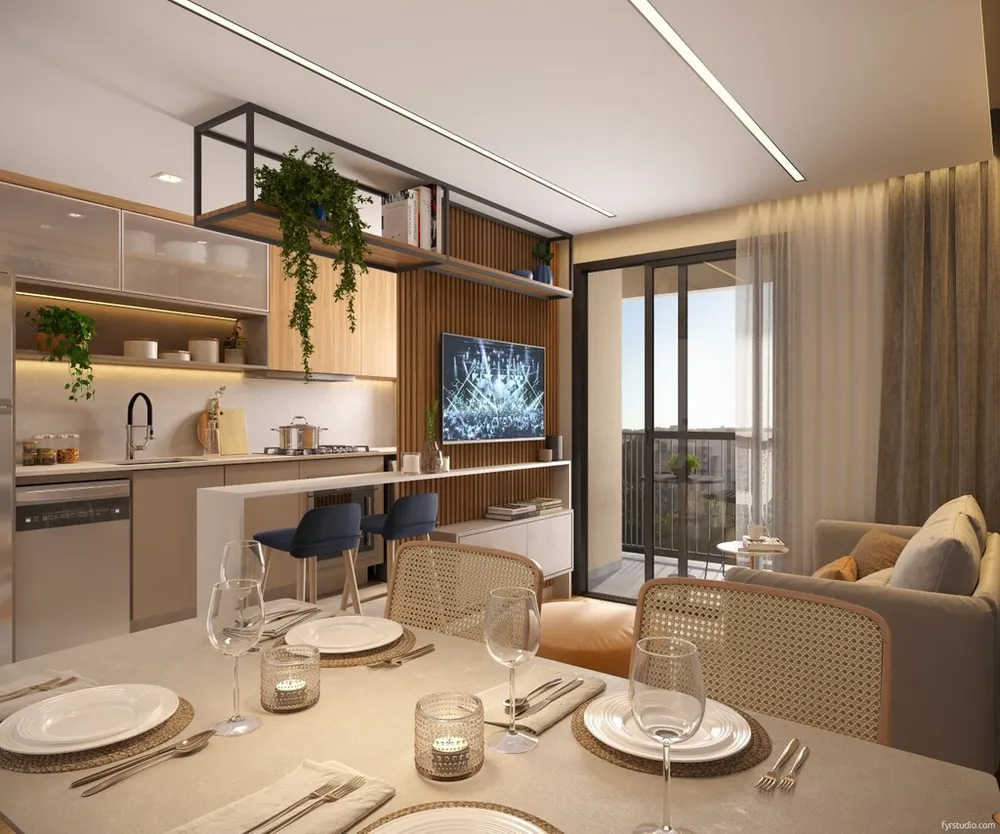 Apartamento, 2 quartos, 53 m² - Foto 2