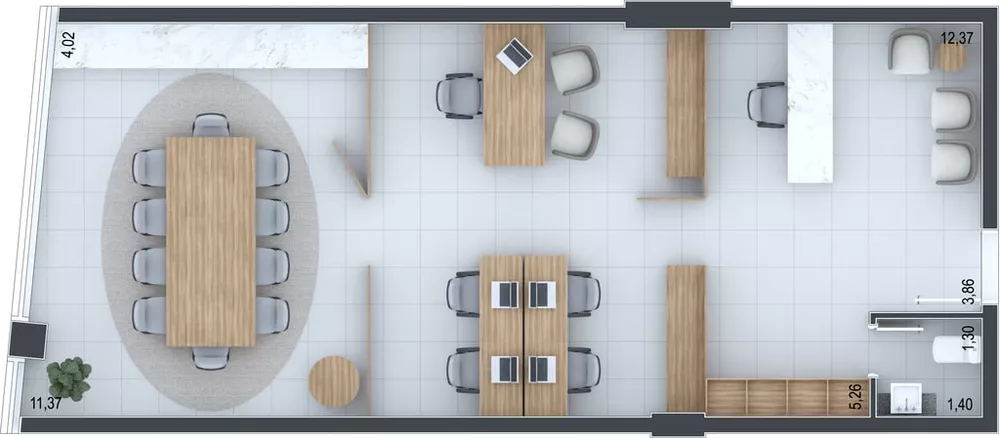 Sala-Conjunto, 53 m² - Foto 3