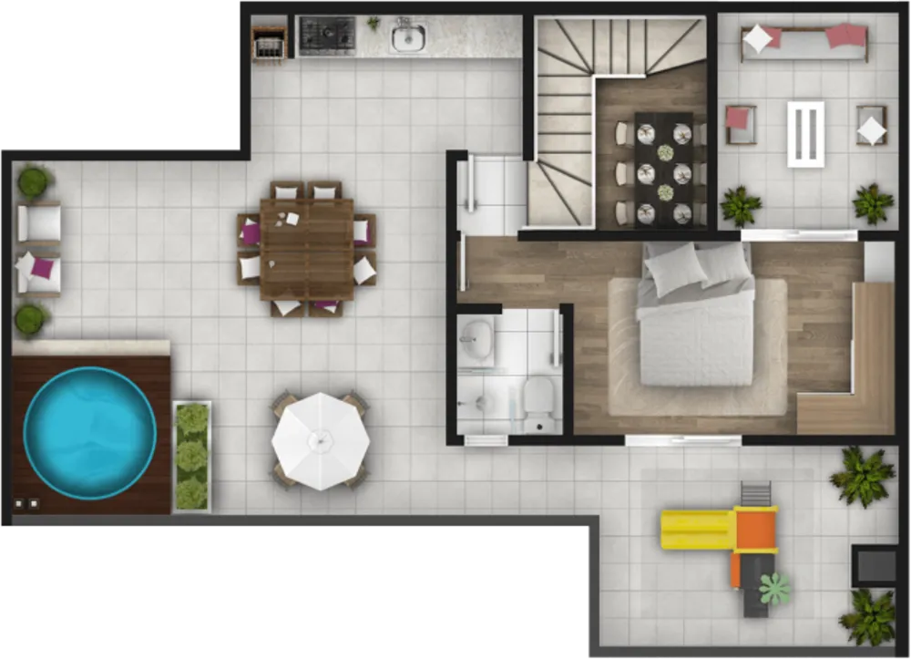 Cobertura, 3 quartos, 166 m² - Foto 10