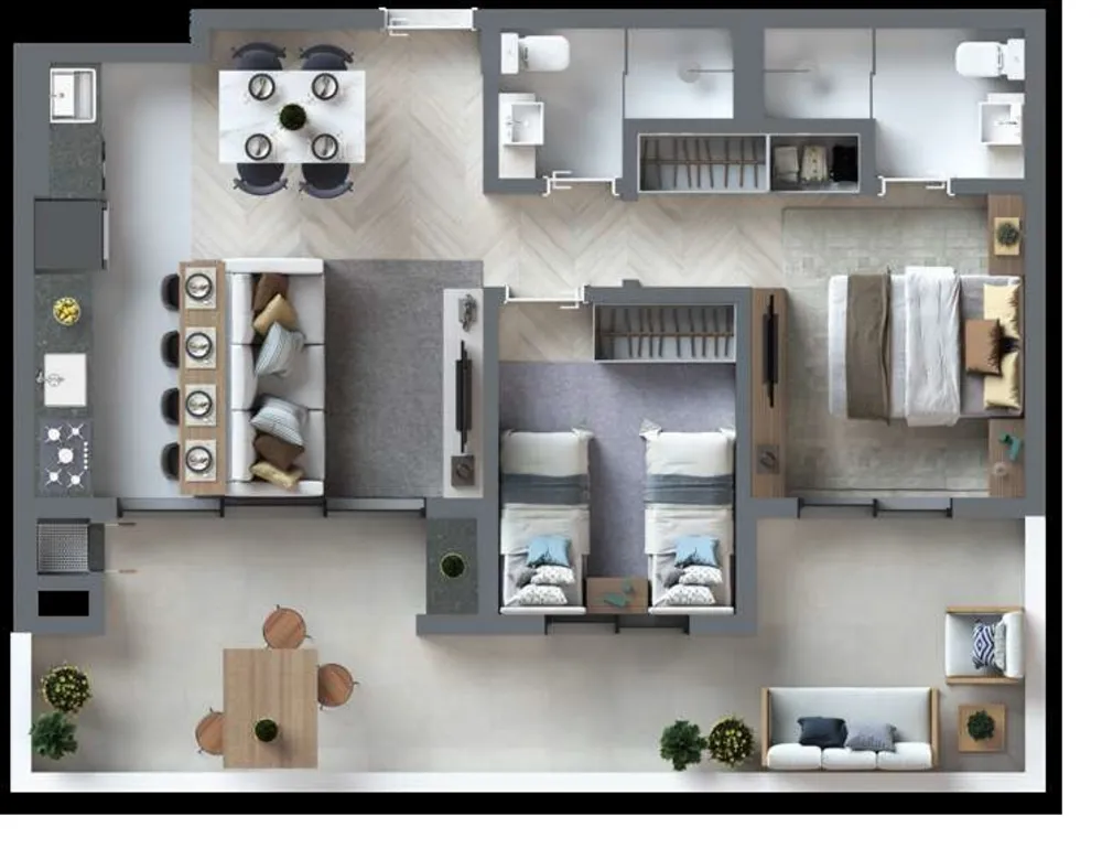Cobertura, 3 quartos, 157 m² - Foto 4