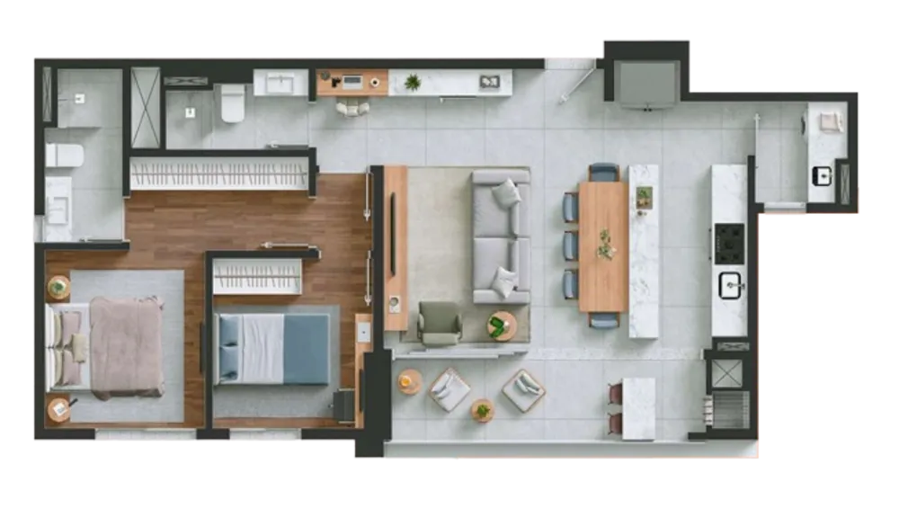 Apartamento, 2 quartos, 81 m² - Foto 12